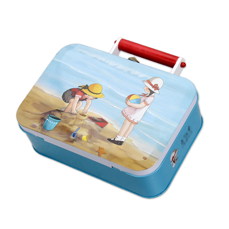rectangular tin lunch box